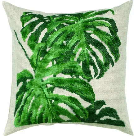 Permin Borduurpakket Monstera 40x40cm