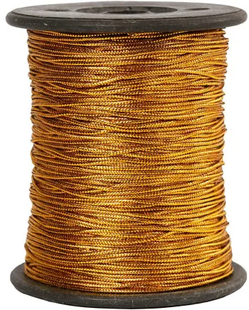 Draad, goud, dikte 0,5 mm, 100 m/1 rol.
