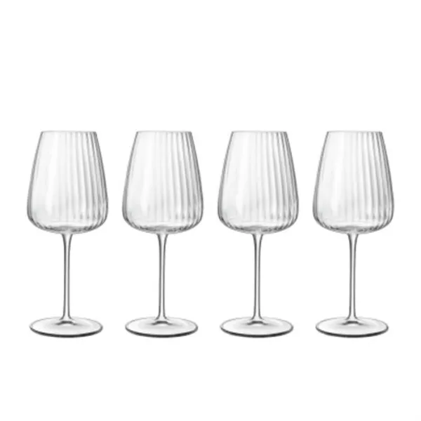 Luigi Bormioli Optica chardonnay wittewijnglazen - 55 cl 4 stuks.