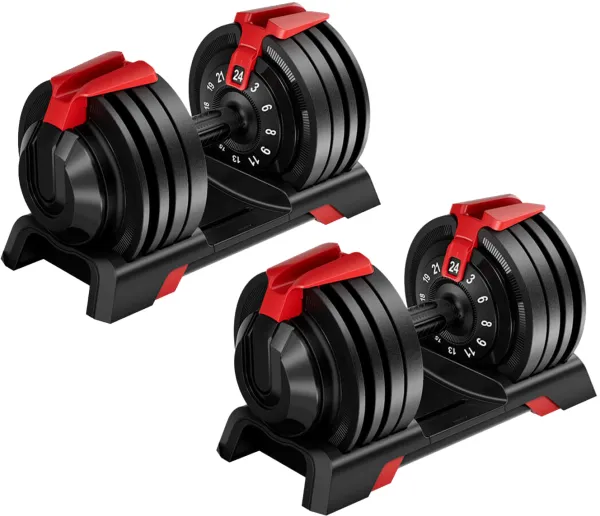 Odin Verstelbare Halterset (12-in-één halter) 2 stuks 24kg