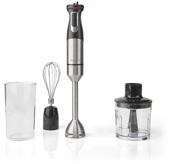 Nedis Staafmixer KAHB400CAL - hand blender - zwart/aluminium - 800 W