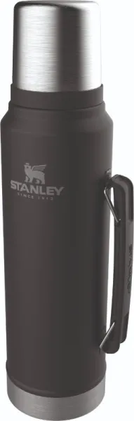 Stanley Thermosfles "Classic" Mat Zwart 1 Liter